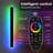 Outdoor RGB Long Wall Lights, 2 Pack RGB/Warm/White Dimmable Modern Led Wall Lighting, Ip65 Waterproof Long Wall Sconce With Remote And APP Control For Outdoor/Indoor-1214494296-1214494301