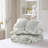 3 Pieces Twin/Twin XL Quilt Set with Decorative Pillow,Green