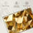 " Golden Abstract Canvas Print "-2132837232