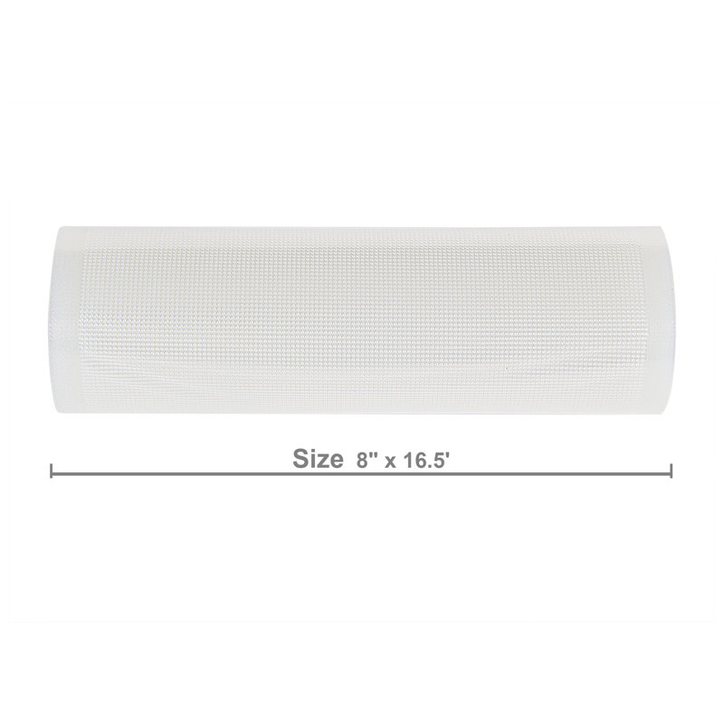 Rouleau de rangement pour aliments pour l’étanchéité à l’aspirateur 8 po x 16 po utopia alley
