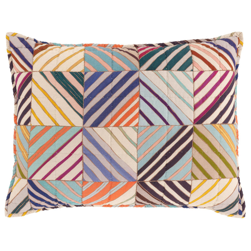 Potter Linen Multi Quilted Sham, Standard