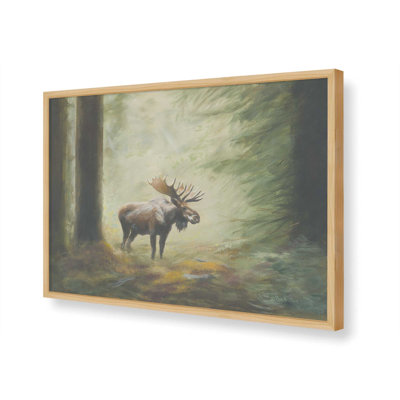 «Moose in the Clearing» par Pam Britton, reproduction d'art
