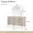  St. Charles Dresser with Mirror - Dove Gray