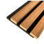 Panneaux muraux en bois 94 po x 24 po, panneaux insonorisants décoratifs pour murs et plafonds, panneaux muraux en bois à lattes 3D-74939778-113402623
