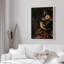 «Dark Moody Tunes», oiseau sur la branche de fruits, impression sur toile encadrée-108345293-108345297