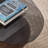 Modern Triangular Coffee Table With Three Legs, Metal Ball Feet And Bun Base Coffee Table For Living Room/Guest Room-120279457