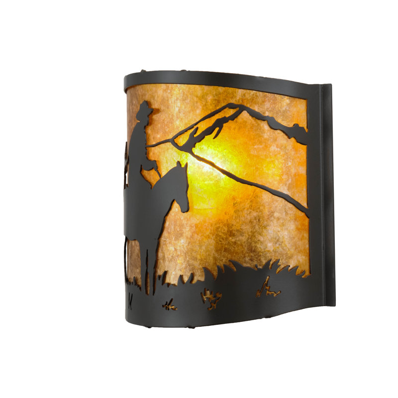 Cowboy Bronze 1 - Light Flush Mounted Sconce, Timeless Bronze