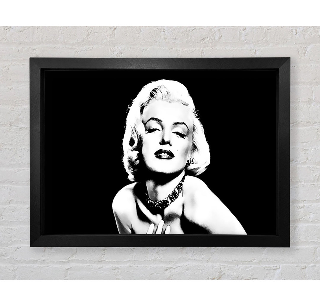 Marilyn Monroe Glamour B N W - Druck