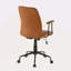 Chaise de bureau contemporaine en similicuir