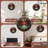 Volcano Lake Landscape Wooden Wall Clock