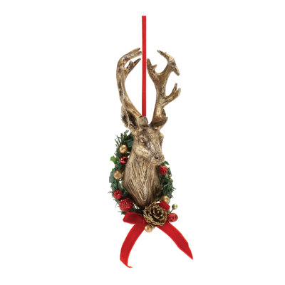 Deer Head Mount Ornament