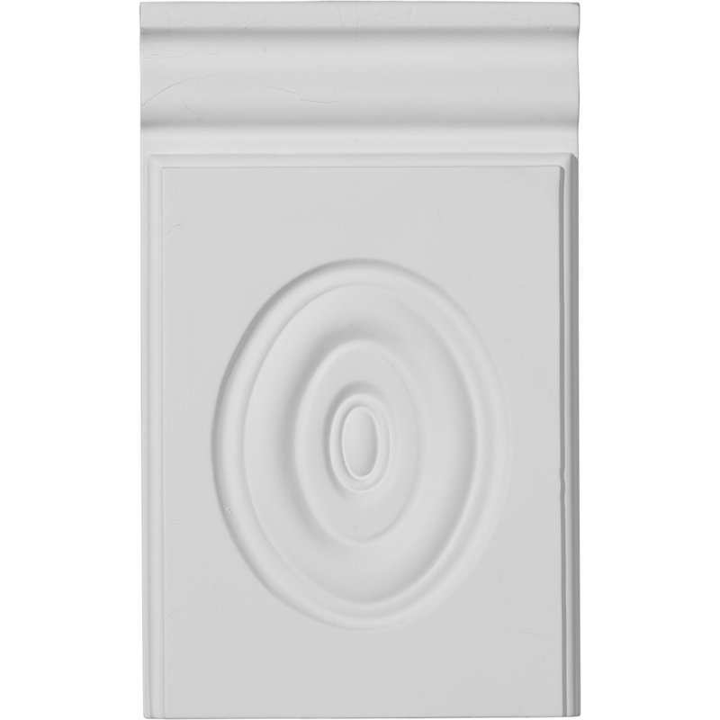 Adonis 9 3/8"H x 5 3/4"W x 1"D Bulls eye Plinth Block