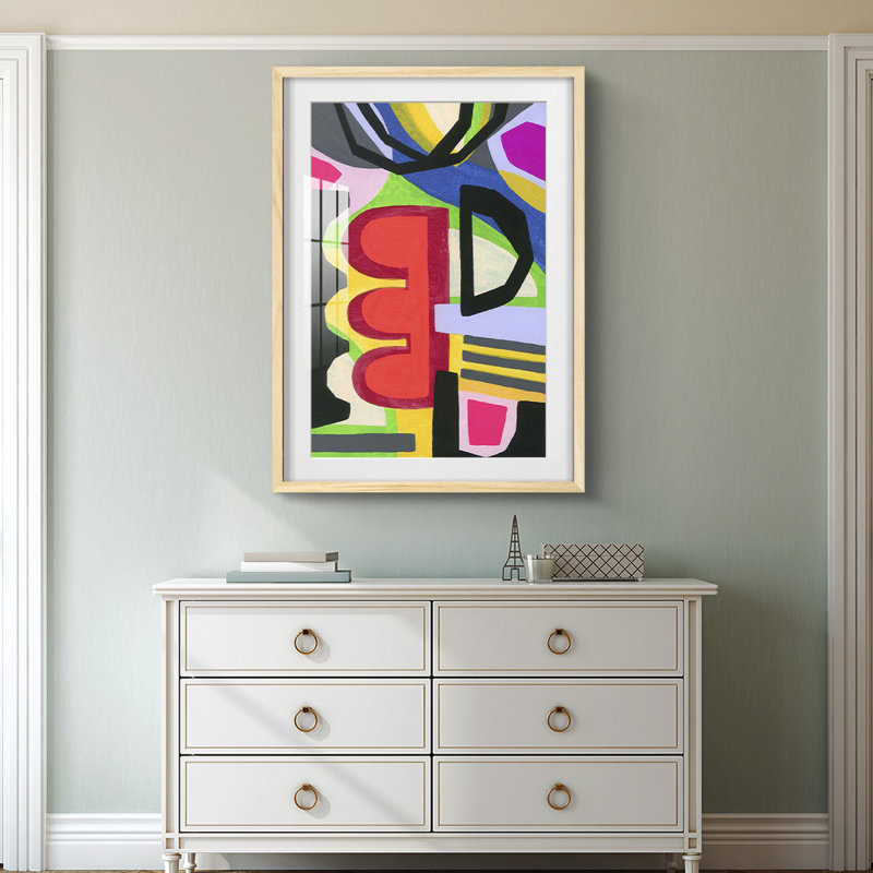 Bold Shape Shift I -Framed Print