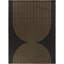 Tapis noir / brun à tissage plat Sophia-1243876031