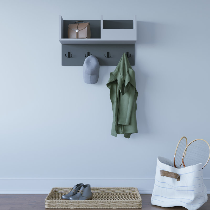 Portemanteau Sameul, Anthracite-blanc