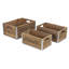 Ensemble de 3 caisses en bois