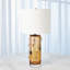Amber Glass Lamp