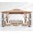 13'x11' Double-Roof Patio Gazebo with Mosquito Netting,Heavy Duty Gazebos Shelter Party Tent-129983633-123780555