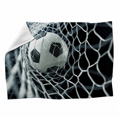 Jeté en molleton Soccer Soccer - Couvertures douces et chaudes pour sports