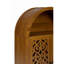 Armoire compacte en porcelaine noyer
