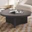 Table basse 31,5 ", chêne gris noir, salon