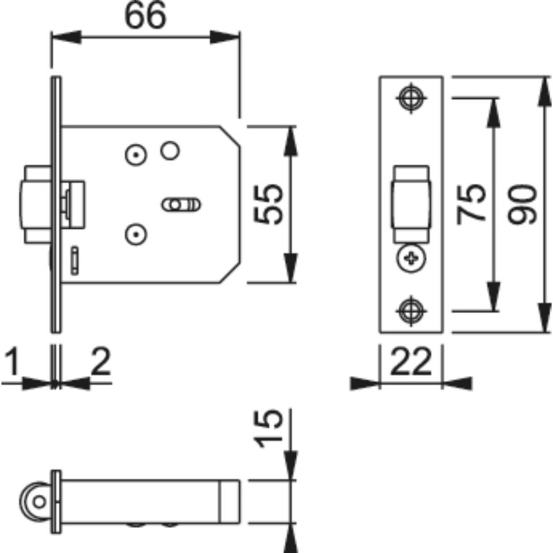 Latch Lock and Bolt