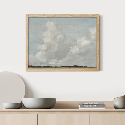 «Pastel Storm Cloud Landscape» sur papier