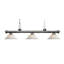 Luminaire suspendu linéaire à 3 lumières pour table de billard Chevelle-22737074-22737073-22737078