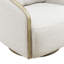 Fauteuil d'appoint pivotant rembourré Abere-103376541-103376540
