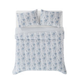 Cotton Plain Weave Floral Comforter Set