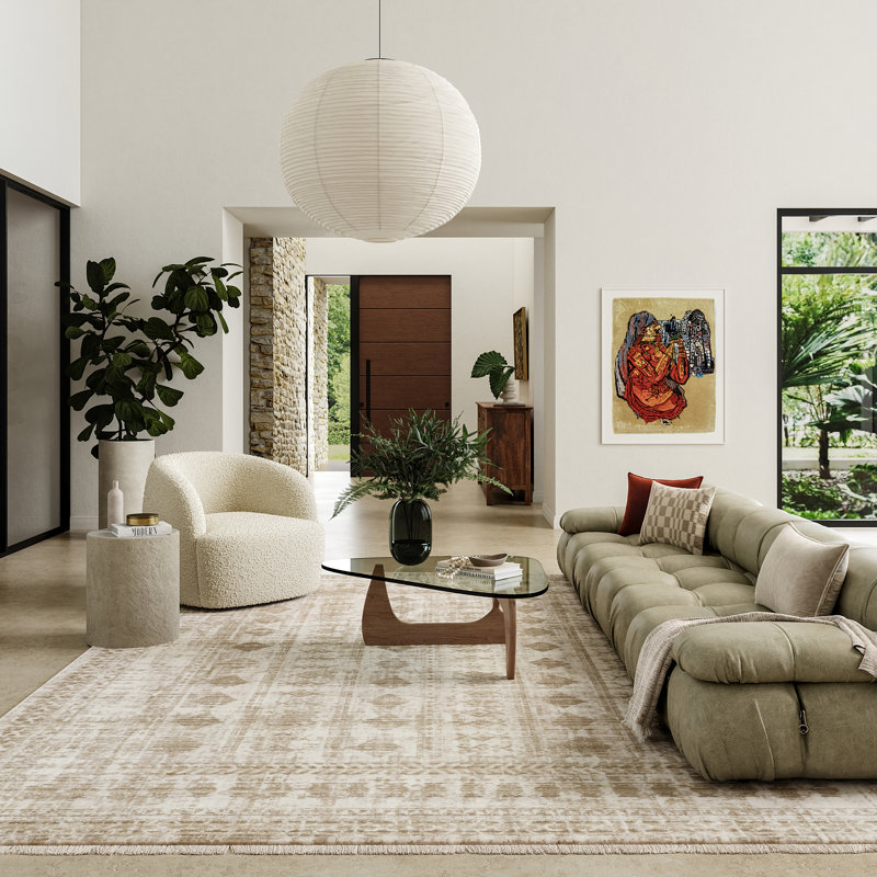 Saturdays Geometric Fringed Area Rug, Rectangle 8' x 10'2"