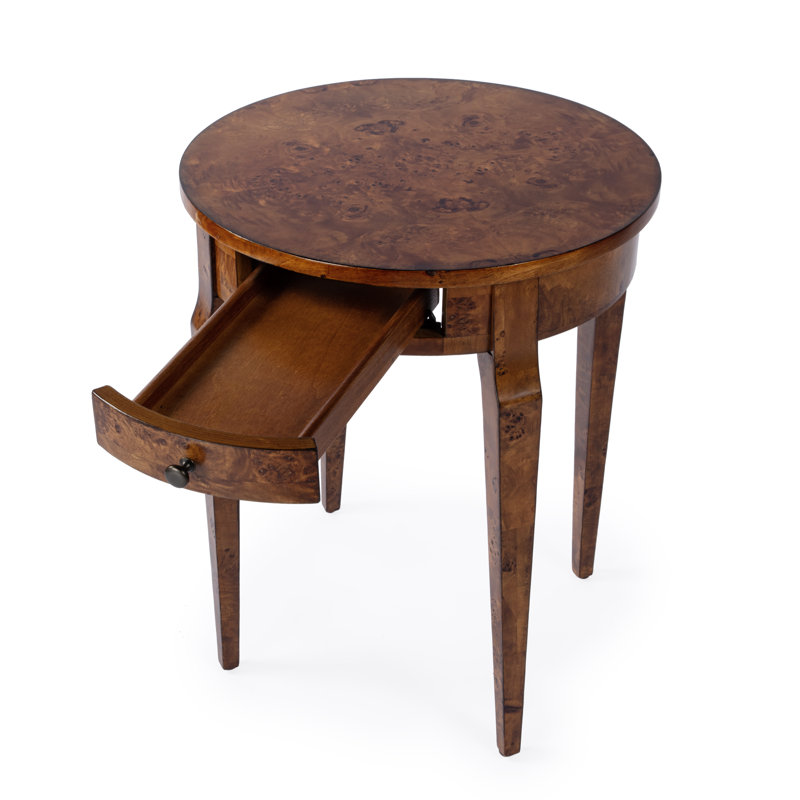 Amberwood End Table with Storage, Honey