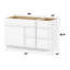 Base de meuble-lavabo simple 51 po seulement-97679236