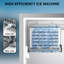 85LBS/24H Commercial Ice Maker, 30LBS Storage, Stainless Steel, Under Counter Built-in with Self-Cleaning