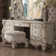 Carvajal Transitional 7-Drawer Vanity Desk with Oversized Scrolled Legs