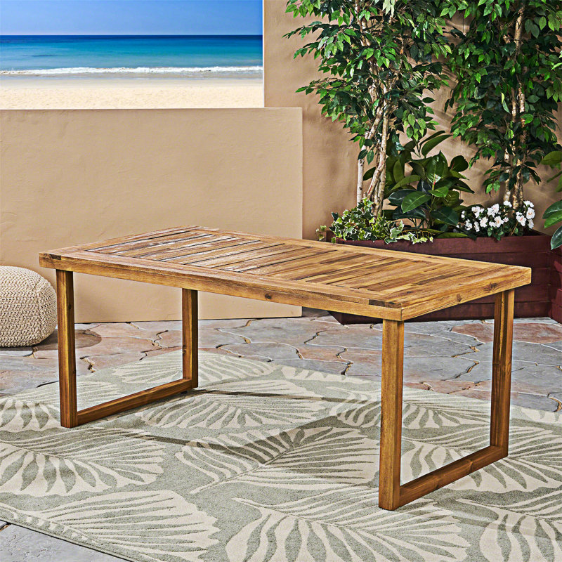 Outdoor Wood Dining Table