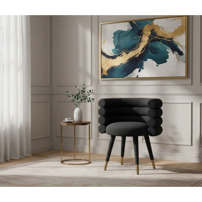 Chaise en velours Liam