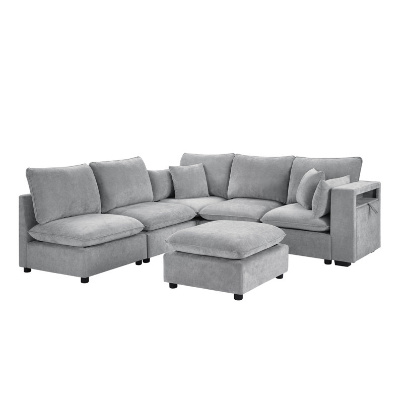Canapé modulaire Modern, Gris chenille