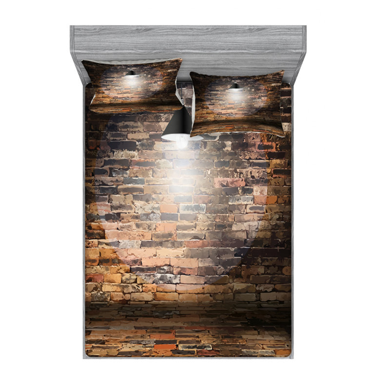Ensemble de draps de style urbain moderne, Taies d'oreiller pour grand lit