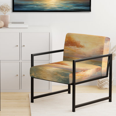 Chaise d'appoint Ocean Ocean Celestial Symphony - rembourrée Paysages