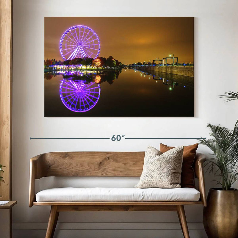 Lumières de grande roue Kavia Montreal, H 34 po x l 51 po