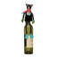 Handmade Fabric And Wool Felt Cat In Scarf Bottle Topper With Embroidery And Applique