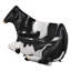 Holstein Cow Sculptural Bench