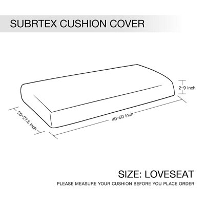 Box Cushion Loveseat Slipcover