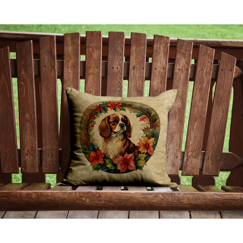 Coussin Christmas, 14 po x 14 po, Carré