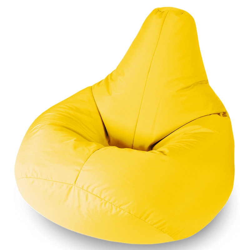 Seater Outdoor Friendly Bean Bag Chair, Yellow