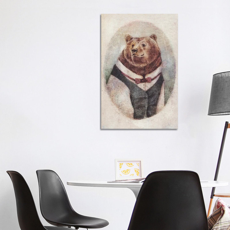 Wild Gentleman - Wrapped Canvas Print, 101.6cm H x 66.04cm W x 1.905cm D