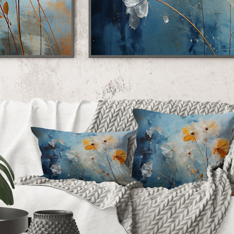Dandelion Natures Patterns - Coussin décoratif imprimé pissenlit