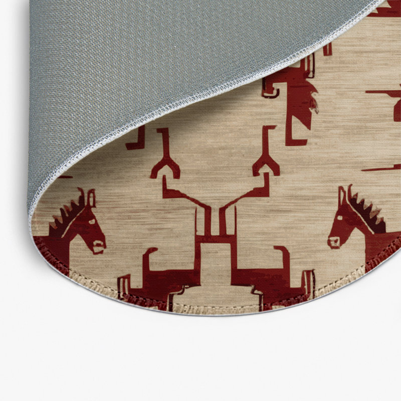 Tapis intérieur et extérieur ArtDeco, Rond 5 pi