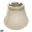 abat-jour en lin de style candélabre H 4,25 po (attache) en beige